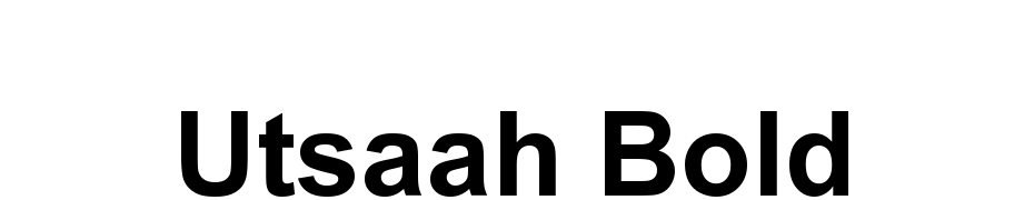 Utsaah Bold cкачати шрифт безкоштовно